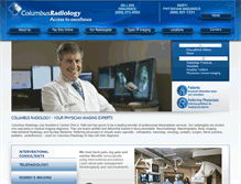 Tablet Screenshot of columbusradiology.com